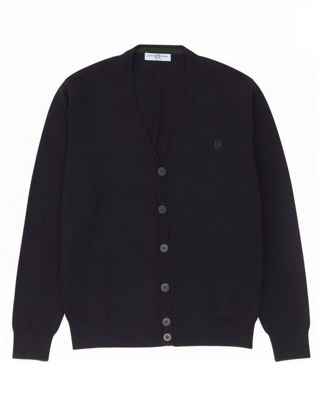 Harmont & Blaine Herren-Strickjacke, große marineblaue Wolle