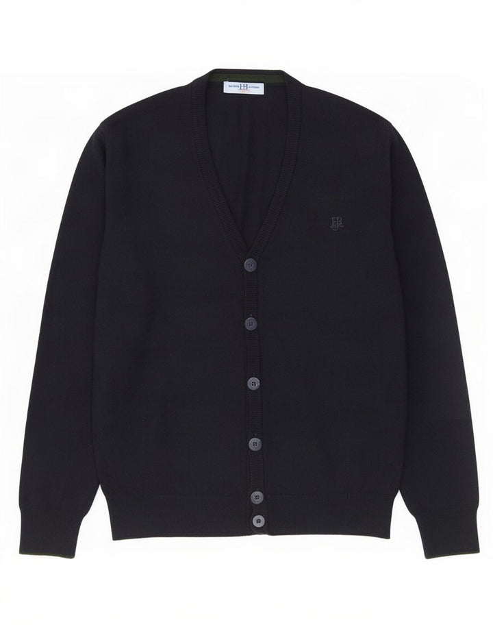 Harmont & Blaine Herren-Strickjacke, große marineblaue Wolle