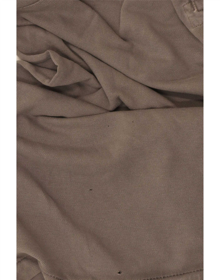 Napapijri Herren-Poloshirt aus mittelgrauer Baumwolle