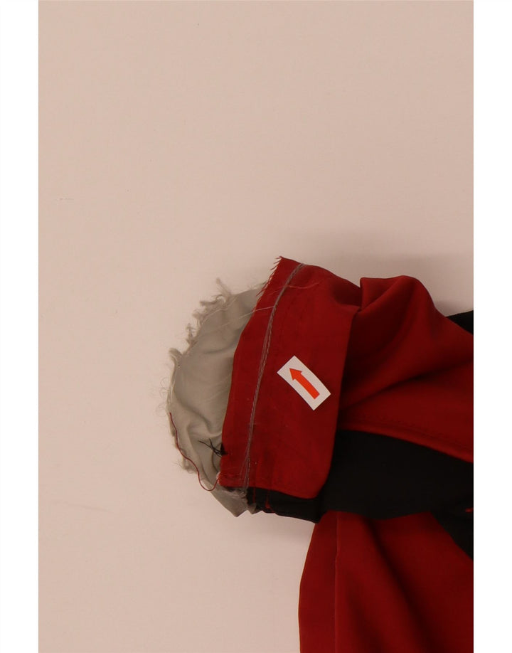 Starter-Herren-Trainingsanzug mit Grafik-Pullover, Jacke, Mittelrot, Farbblock