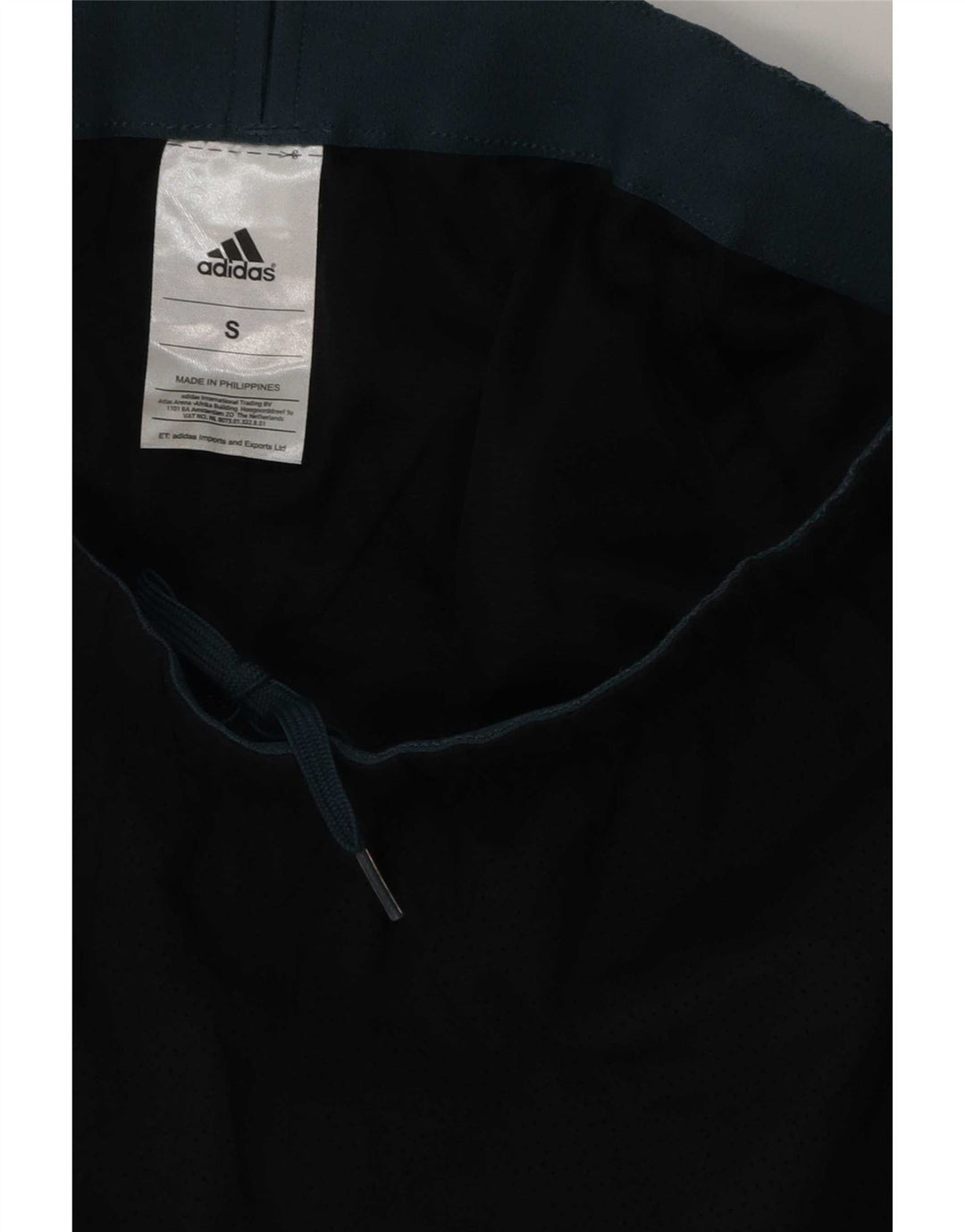 Adidas Damen Sportshorts UK 10 Small Schwarz Polyester