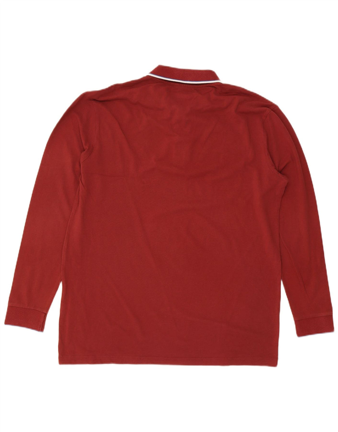 KAPPA Mens Long Sleeve Polo Shirt 2XL Red