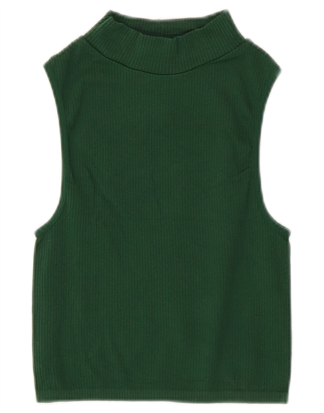 Zara Damen Crop Vest Top UK 4 XS Grün