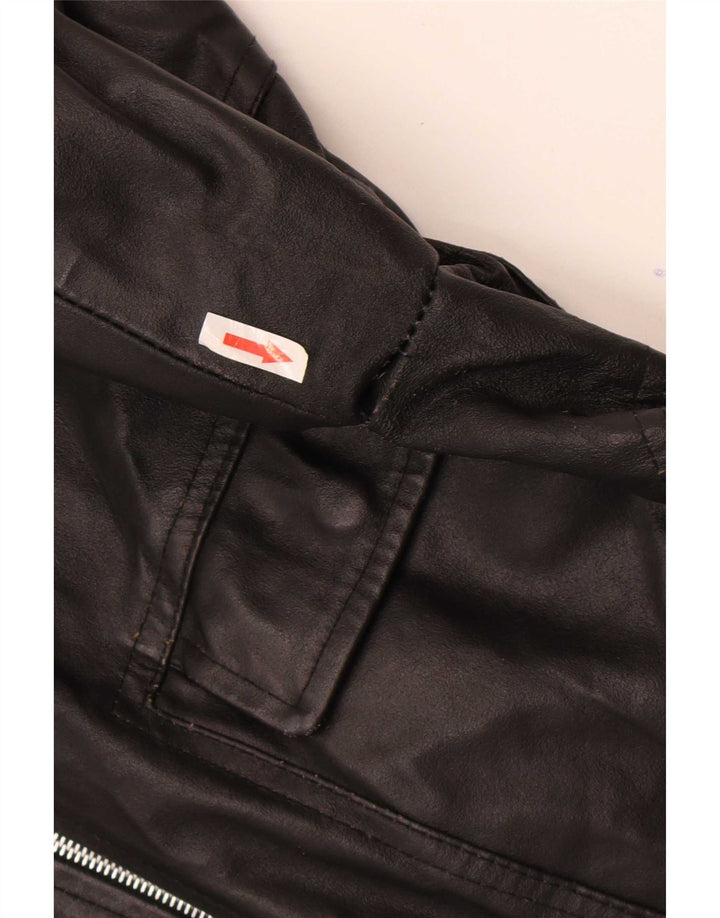 Spectra Damen Lederjacke UK 16 Large Schwarz