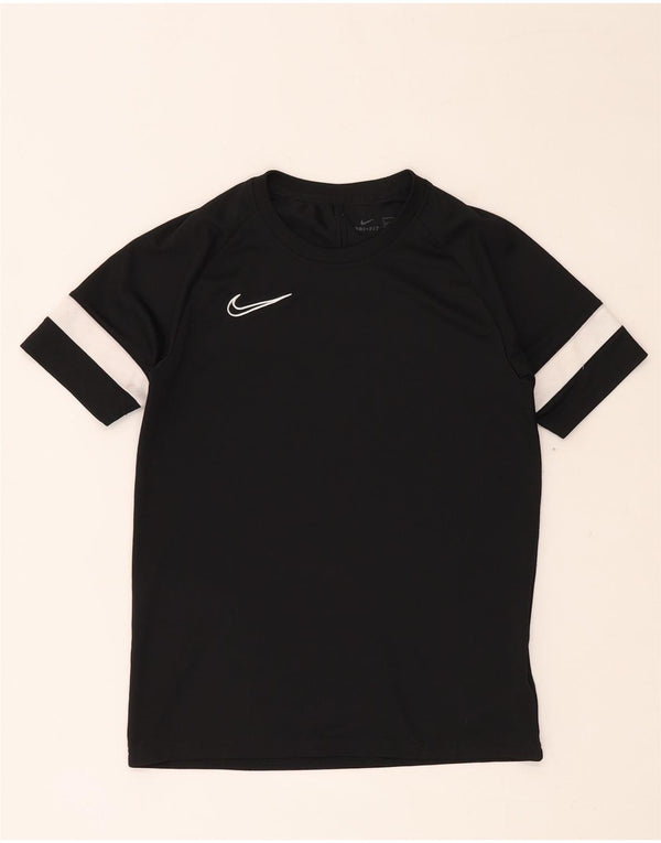 NIKE Dri Fit T-Shirt für Jungen, 12–13 Jahre, Größe L, Schwarz, Farbblock