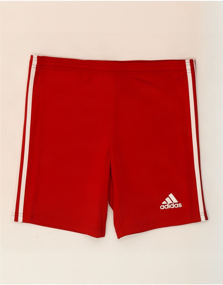 Adidas Jungen Sportshorts 13–14 Jahre, rotes Polyester