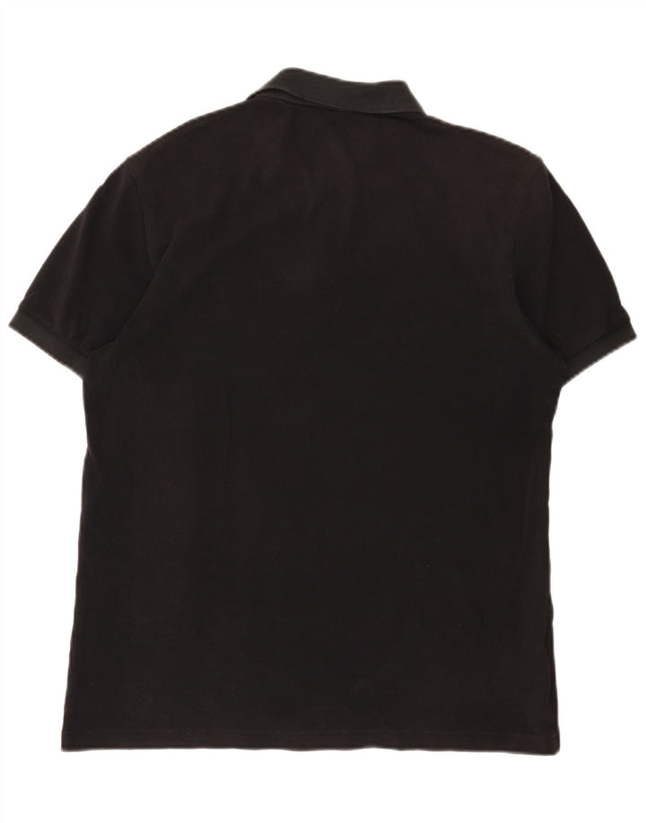 Fred Perry Herren-Poloshirt, mittelschwarz, Baumwolle