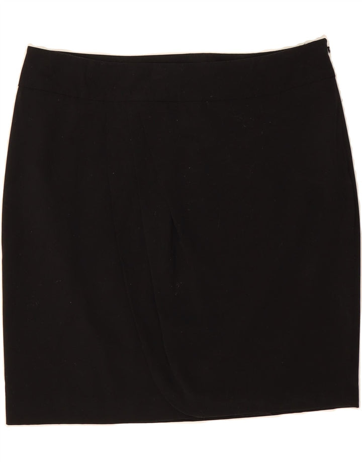 MOSSIMO Womens Pencil Skirt US 12 Large W34  Black Polyester Vintage Mossimo and Second-Hand Mossimo from Messina Hembry 