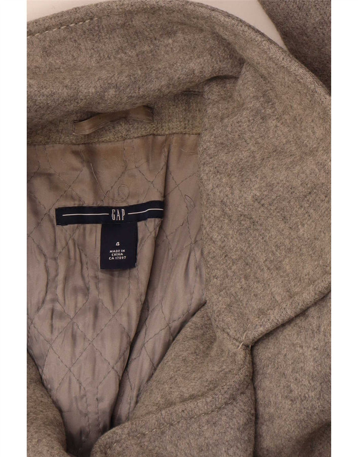 Gap Damen Zweireihiger Mantel US 4 Small Grau
