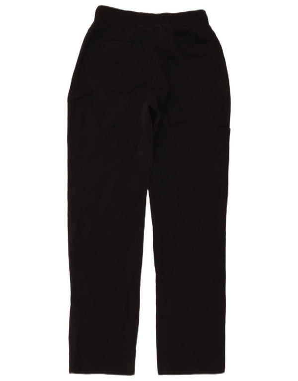 Dickies Damen gerade Cargohose XS W26 L28 Schwarz Polyester