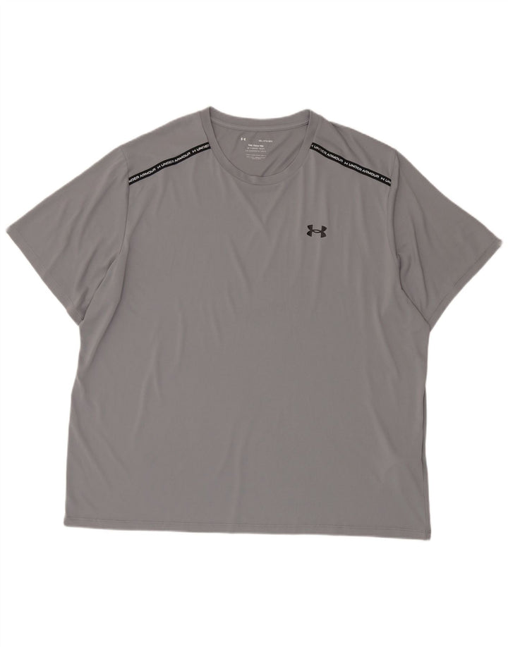 Under Armour Herren Grafik T-Shirt Top 3XL Grau Polyester