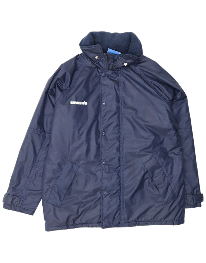 UMBRO Herren-Windbreaker-Jacke, UK 38, mittelblau, Polyamid