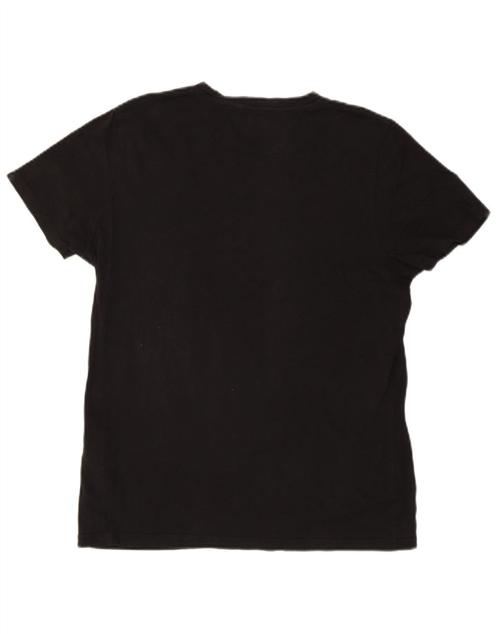 Jack & Jones Herren T-Shirt Top Medium Schwarz Baumwolle