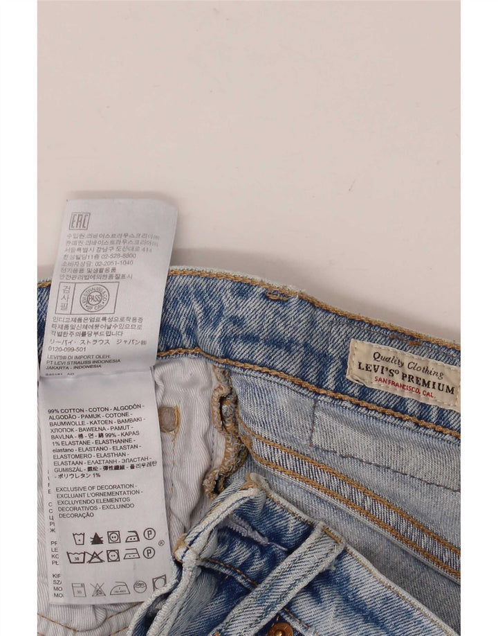 Levi's Damen Slim Jeans W25 L30 Blaue Baumwolle