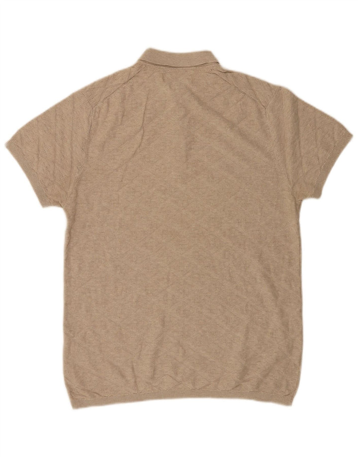 Jack & Jones Herren-Poloshirt, groß, beige Baumwolle