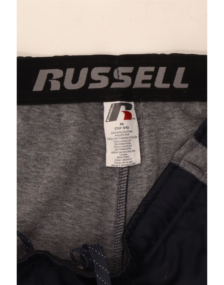 RUSSELL ATHLETIC Herren-Trainingshose, mittleres Marineblau, Farbblock