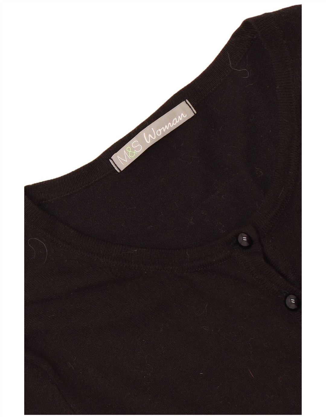 Marks & Spencer Damen-Strickjacke, Größe S, Schwarz