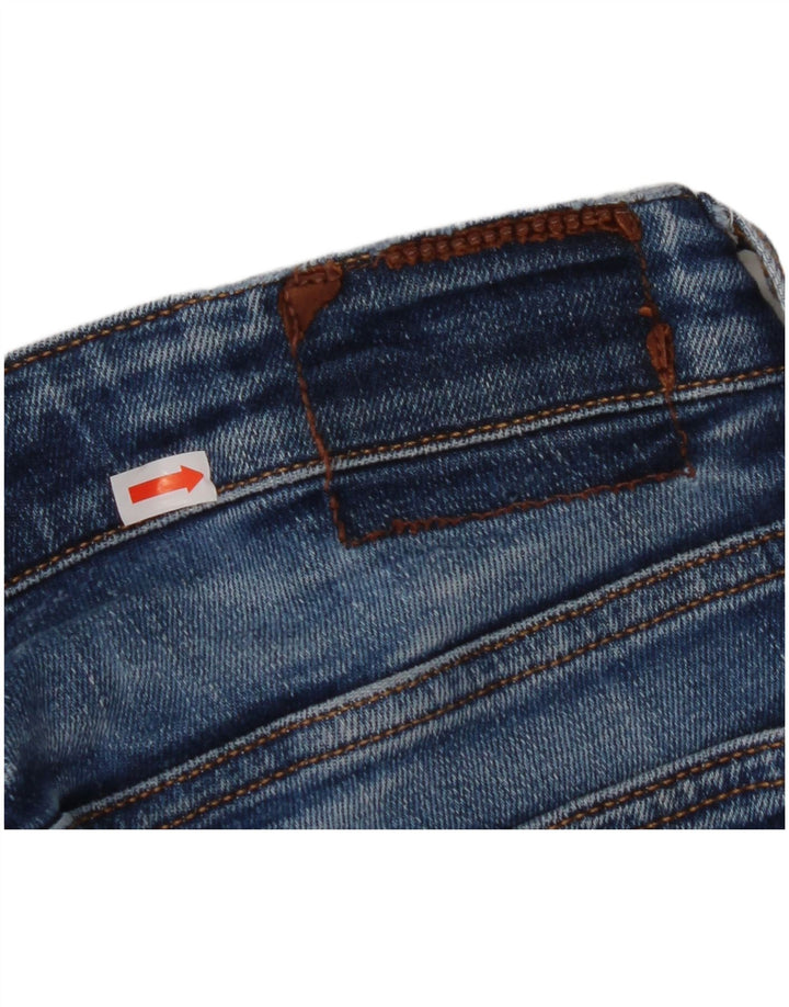 TOMMY HILFIGER Herren Straight Jeans W32 L32 Blaue Baumwolle