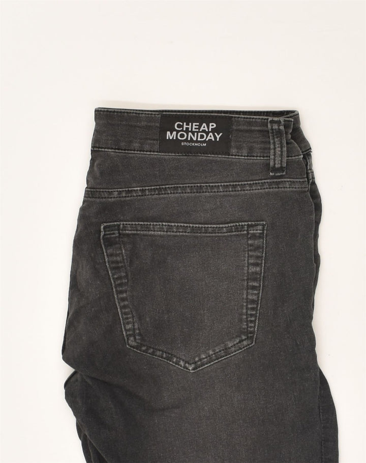 CHEAP MONDAY Womens Skinny Jeans W28 L29 Grey Cotton | Vintage Cheap Monday | Thrift | Second-Hand Cheap Monday | Used Clothing | Messina Hembry 