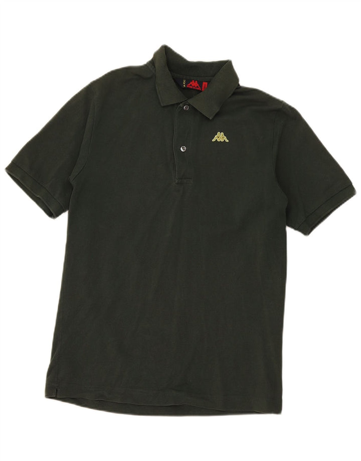 Kappa Herren Poloshirt Small Khaki Baumwolle