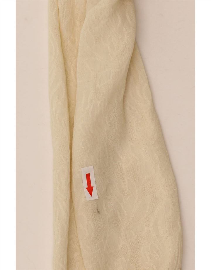 Vintage Damen Durchsichtige Hemdbluse UK 14 Medium Beige