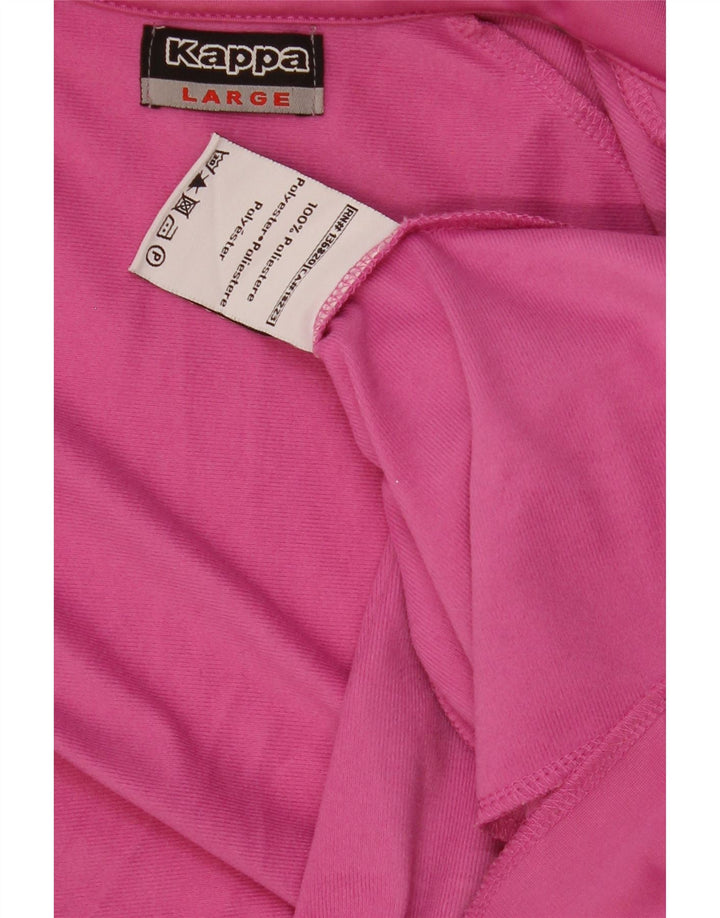 Kappa Damen-Trainingsanzug-Top-Jacke, UK 14, groß, rosa, Polyester