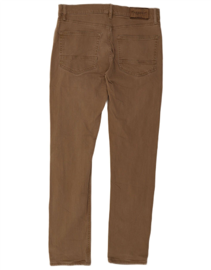 Marks & Spencer Herren Slim Jeans W30 L31 Braune Baumwolle