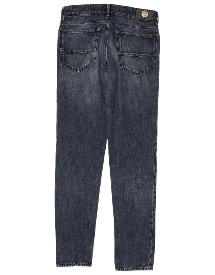 Trussardi Herren Slim Jeans W32 L34 Blaue Baumwolle