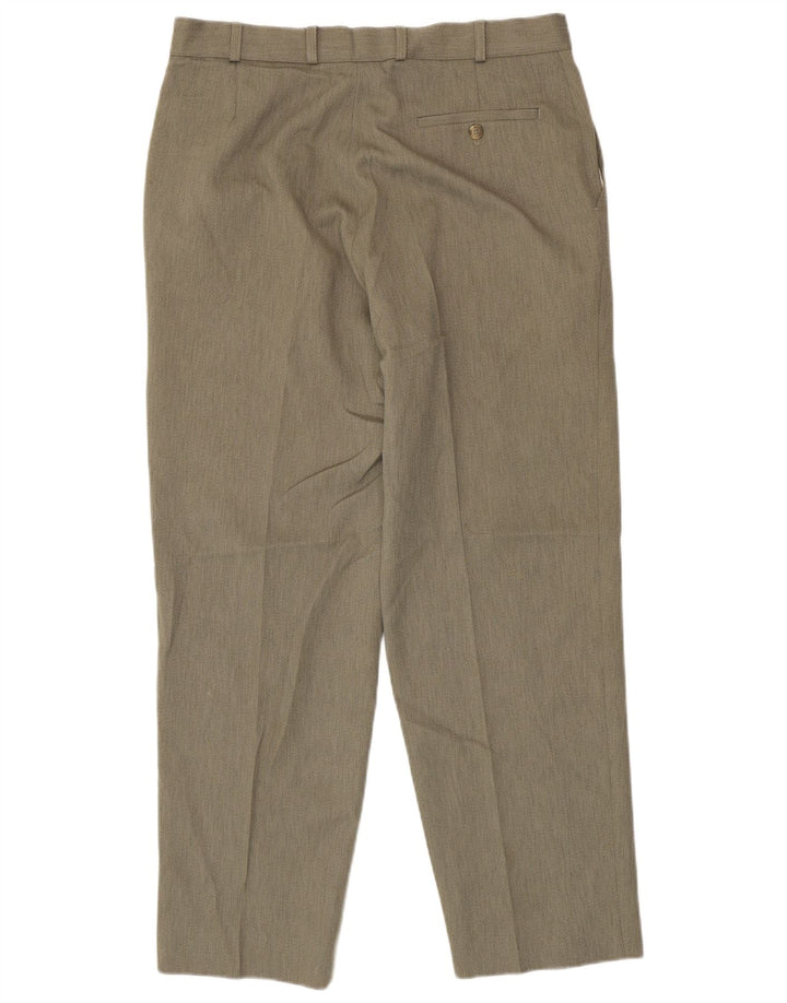 Gerade Herren-Chinohose von Marks & Spencer, W36, L31, grau, Polyester