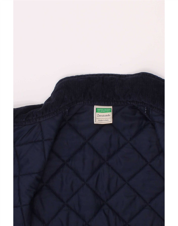 Benetton Steppjacke für Jungen, 5–6 Jahre, Marineblau