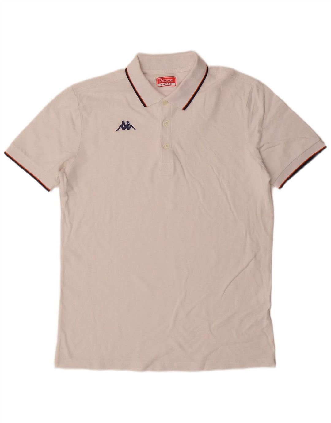 Kappa Herren Poloshirt Large Weiß