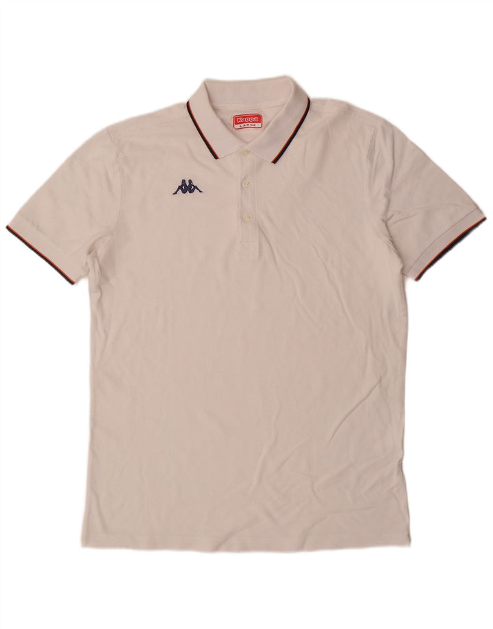 Kappa Herren Poloshirt Large Weiß