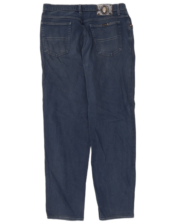 Trussardi Damen Tapered Jeans IT 46 Large W32 L28 Blau