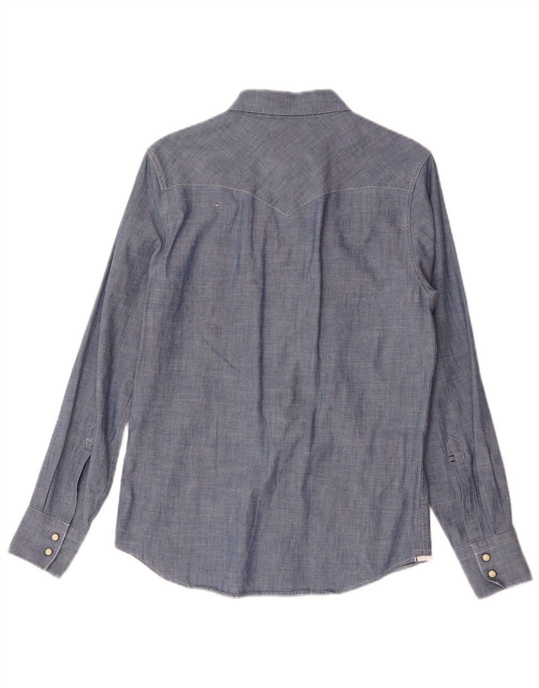 Levi's Herren-Slim-Fit-Hemd, klein, aus blauer Baumwolle