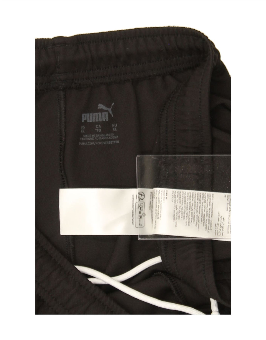 PUMA Mens Sport Shorts XL  Black Polyester Vintage Puma and Second-Hand Puma from Messina Hembry 