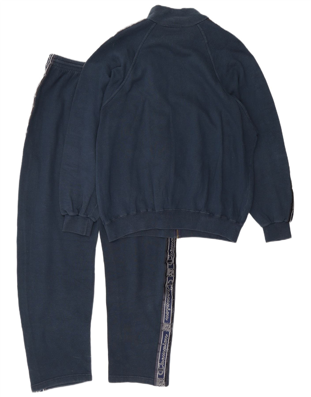 Champion Herren-Trainingsanzug mit Grafik, groß, marineblau, Baumwolle