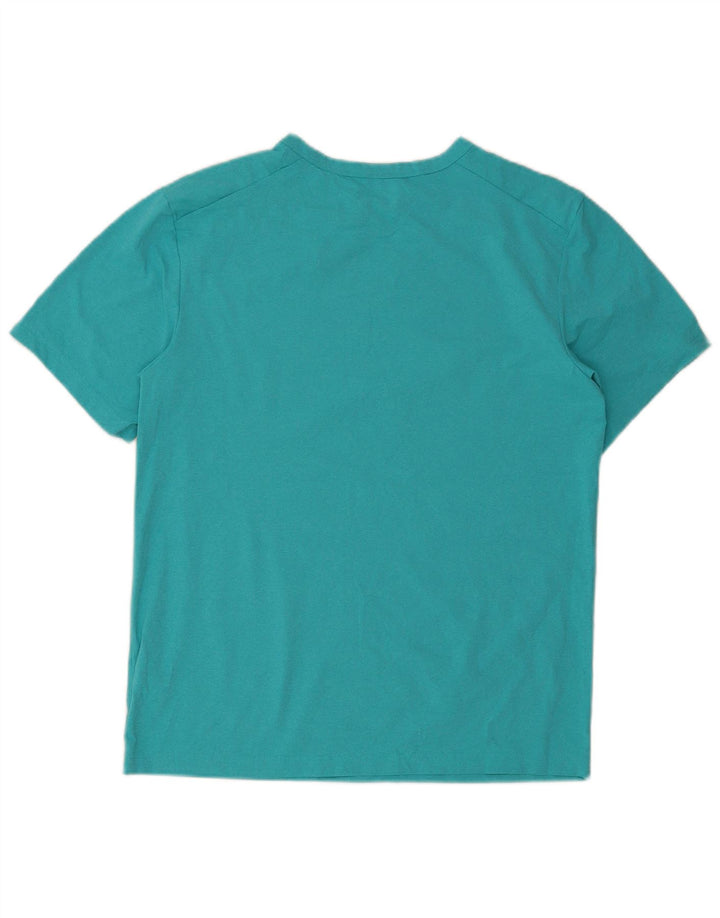 Nike Herren Dri Fit T-Shirt Top Medium Türkis Polyester
