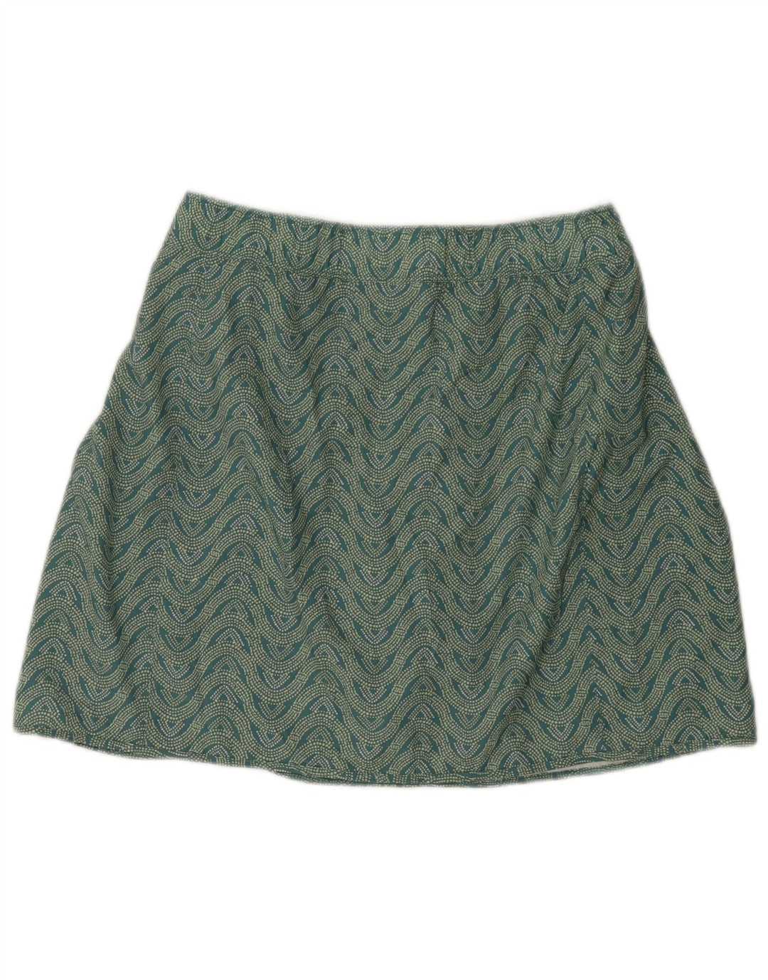 Patagonia Damen Skort UK 18 XL Grünes Chevron-Polyester