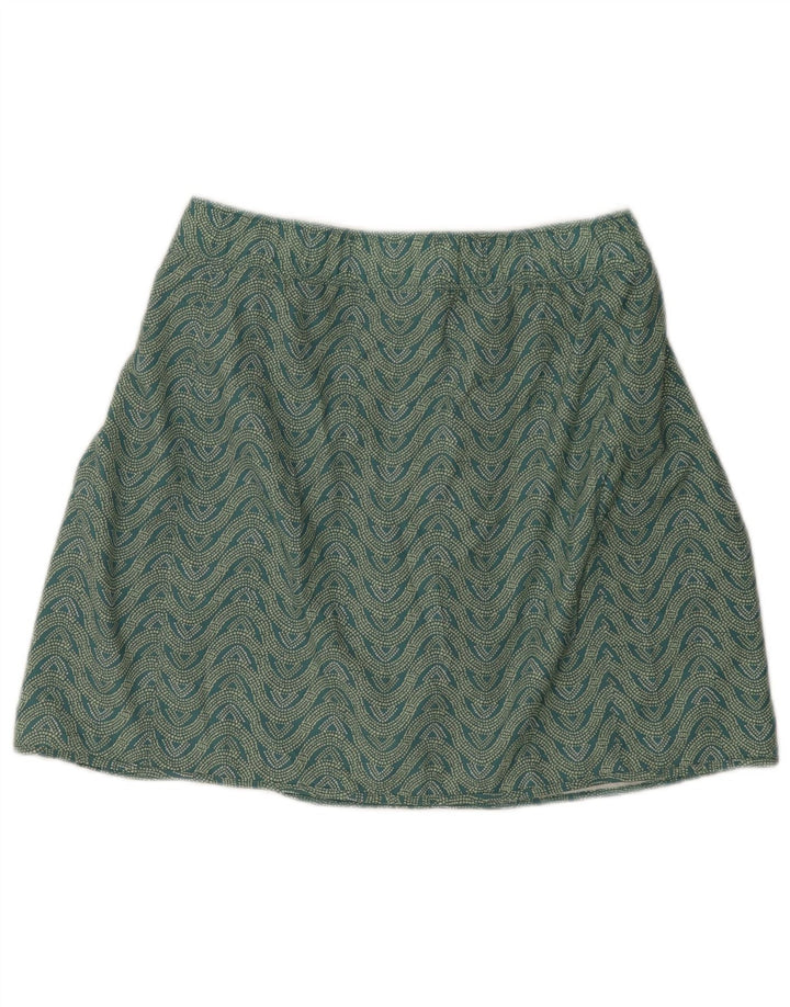 Patagonia Damen Skort UK 18 XL Grünes Chevron-Polyester