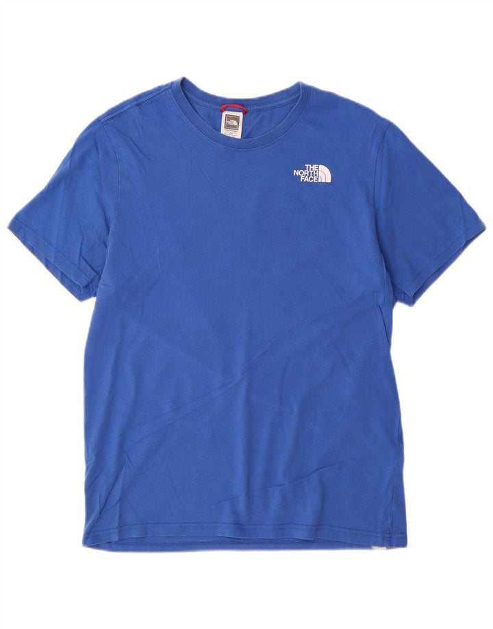 The North Face Herren-T-Shirt mit Grafik, mittelblaue Baumwolle