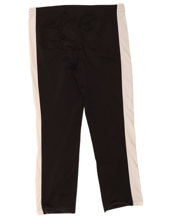 Puma Herren-Trainingshose, groß, schwarzes Colourblock-Polyester