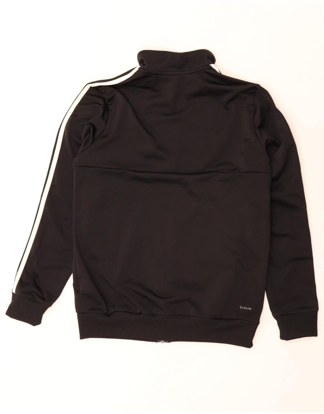 Adidas Jungen Climalite Trainingsanzug Top Jacke 13-14 Jahre Schwarz Polyester