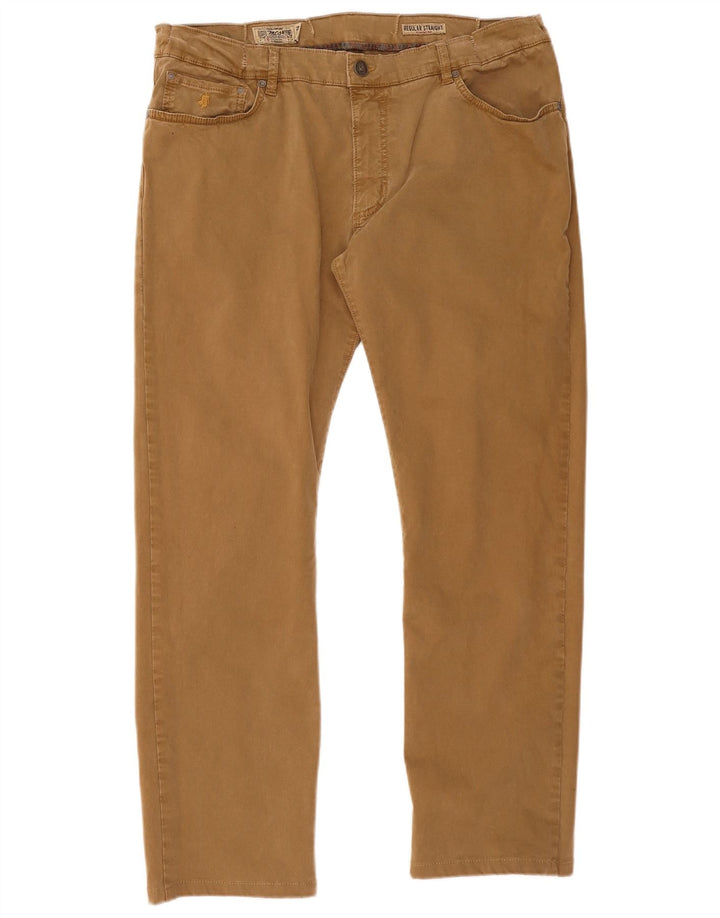 Marlboro Classics Herren-Hose, normal, gerade, Freizeithose, W40, L31, Braun
