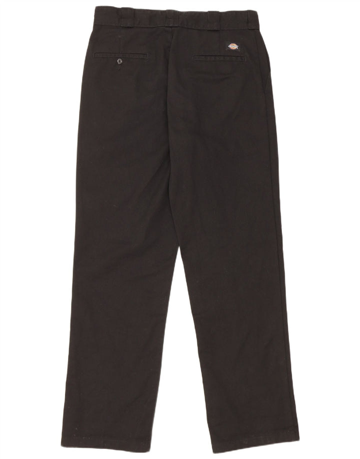 Dickies Herren gerade Chinohose W34 L34 Schwarz Polyester