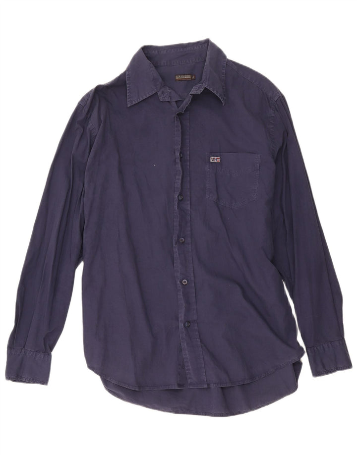 Napapijri Herren Geographic Hemd XL Marineblau