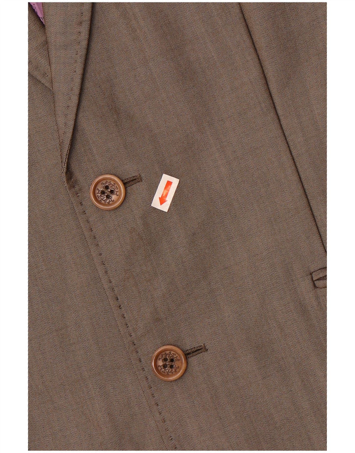 Ted Baker Herren-Blazer mit 2 Knöpfen, US 38, mittelgraue Wolle