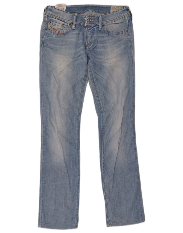 Diesel Damen Lowky Slim Jeans W25 L30 Blaue Baumwolle