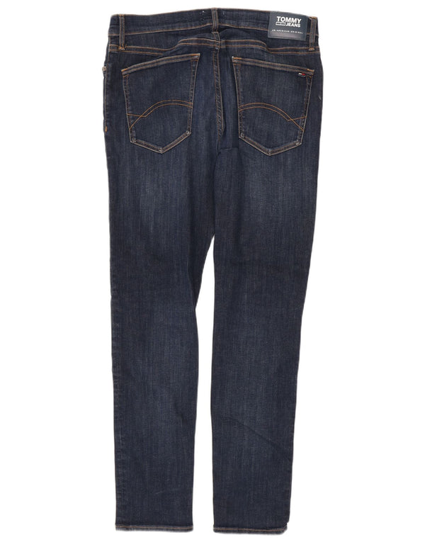 Tommy Hilfiger Herren Skinny Jeans W34 L32 Marineblau Baumwolle