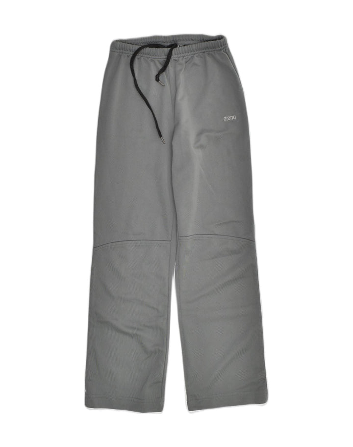 ARENA Boys Tracksuit Trousers 7-8 Years Grey Polyester | Vintage Arena | Thrift | Second-Hand Arena | Used Clothing | Messina Hembry 