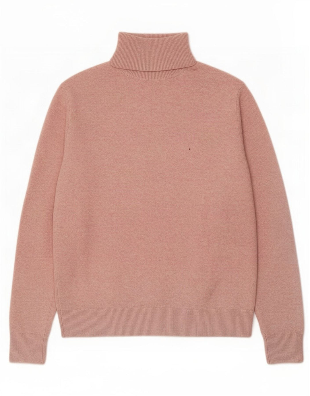 Marks & Spencer Damen-Pullover mit Rollkragen, Gr. 10, Größe S, Rosa, Polyester